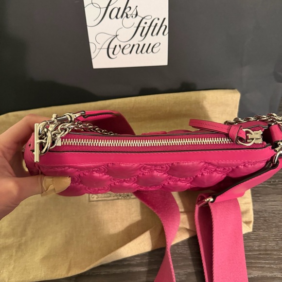 Authentic Gucci Matelasse Pink Quilted Crossbody Bag - Picture 7 of 17